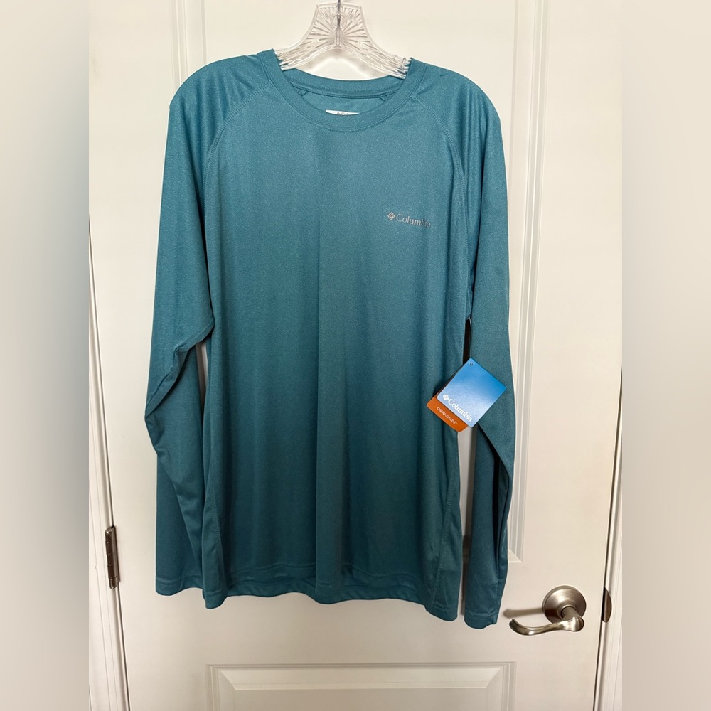 Columbia Fork Stream Heather Long Sleeve Shirt Men’s Size Medium
